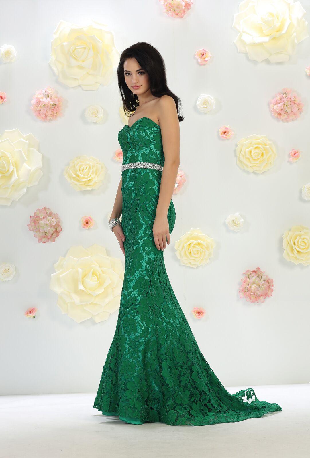 Long Prom Dress Evening Gown Formal - The Dress Outlet May Queen