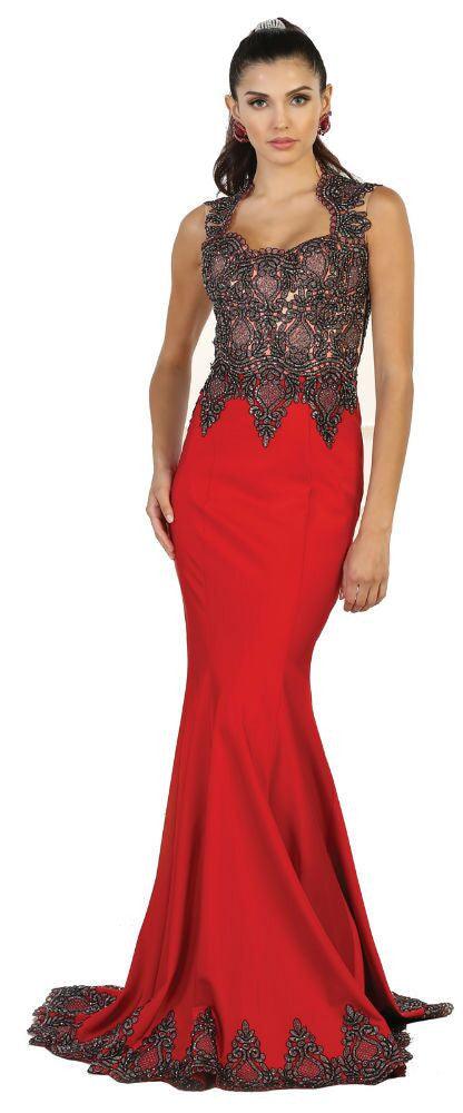Long Prom Dress Evening Party Formal Gown - The Dress Outlet May Queen