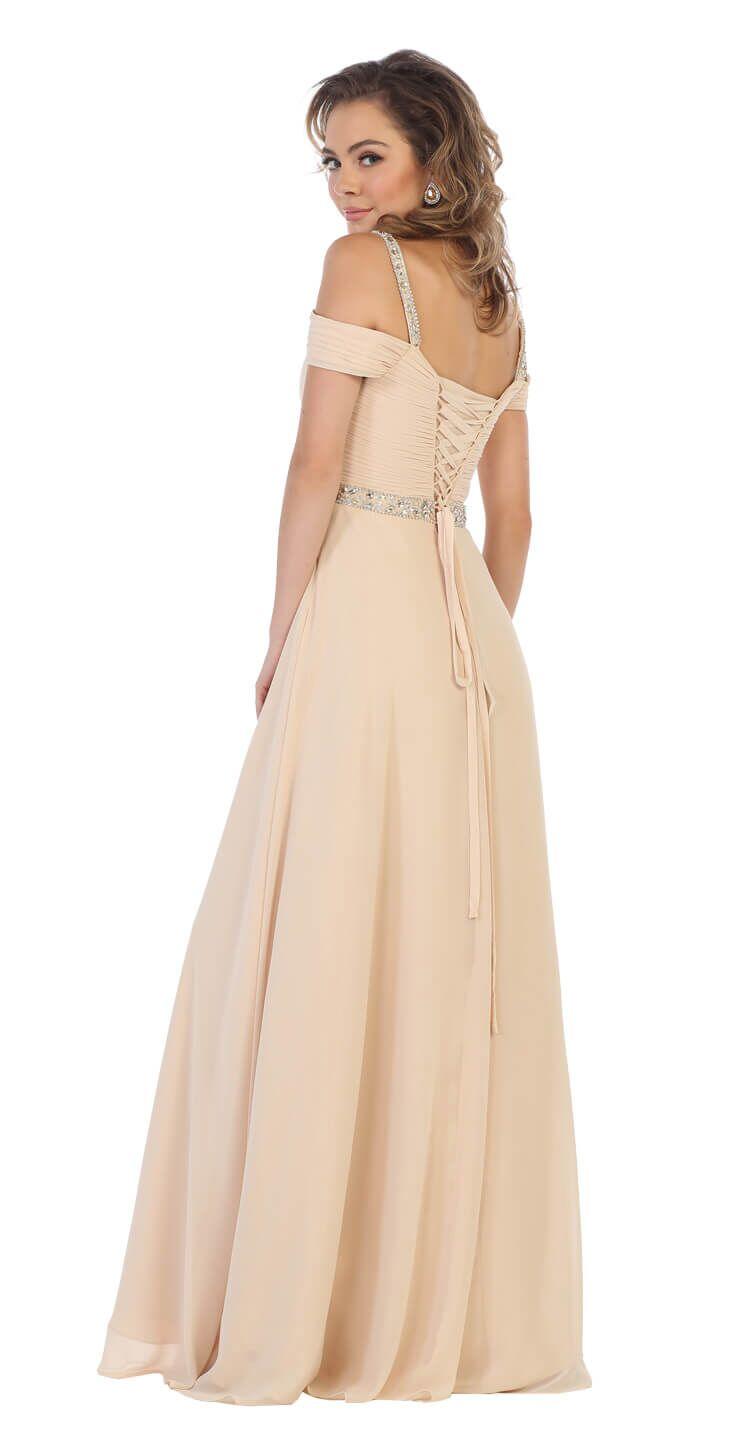 Long Prom Dress Evening Party Gown - The Dress Outlet May Queen