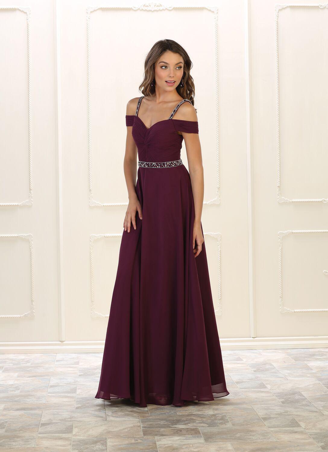 Long Prom Dress Evening Party Gown - The Dress Outlet May Queen