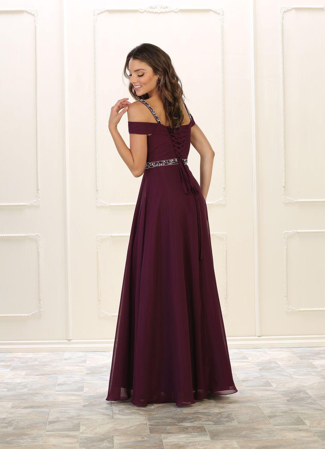 Long Prom Dress Evening Party Gown - The Dress Outlet May Queen