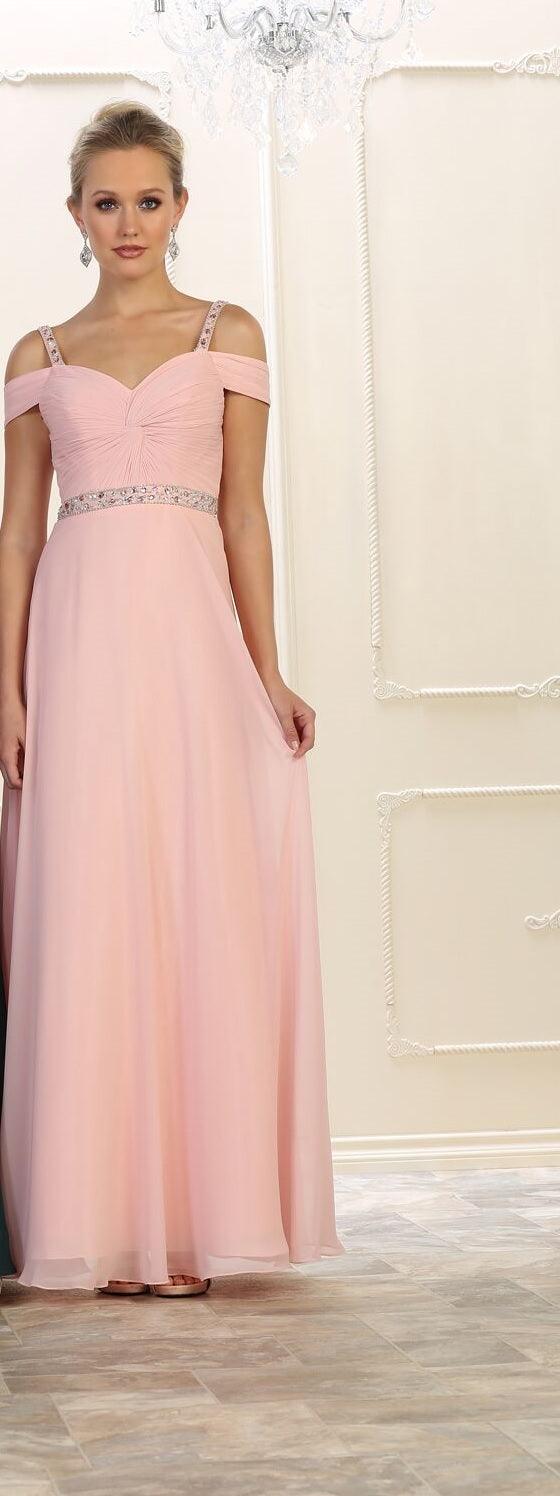 Long Prom Dress Evening Party Gown - The Dress Outlet May Queen