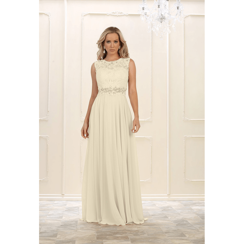 Long Prom Dress Formal Evening Gown - The Dress Outlet May Queen