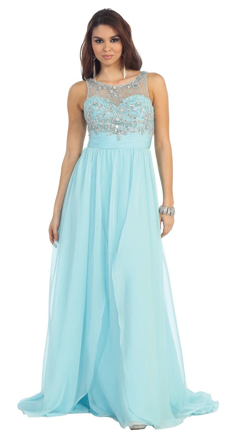 Long Prom Dress Formal Evening Gown - The Dress Outlet May Queen