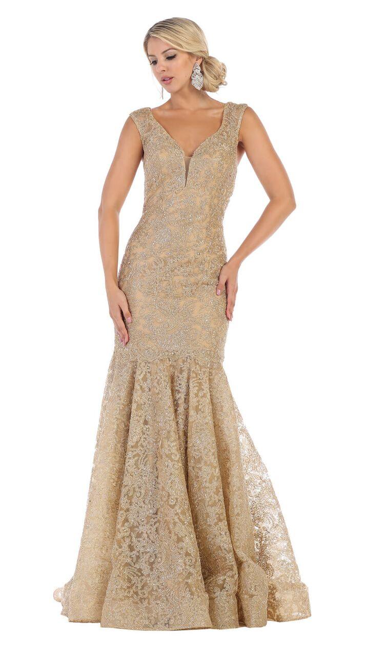 Long Prom Dress Formal Evening Gown - The Dress Outlet May Queen
