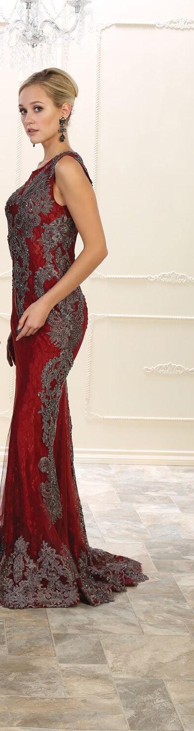 Long Prom Dress Formal Evening Gown - The Dress Outlet May Queen