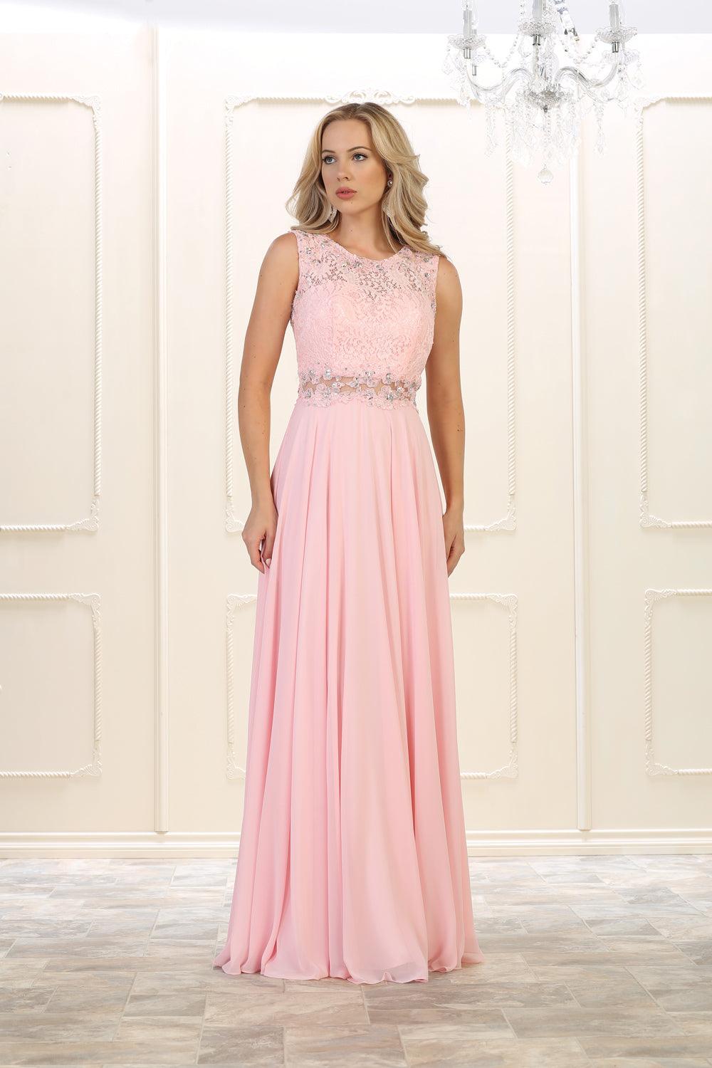 Long Prom Dress Formal Evening Gown - The Dress Outlet May Queen