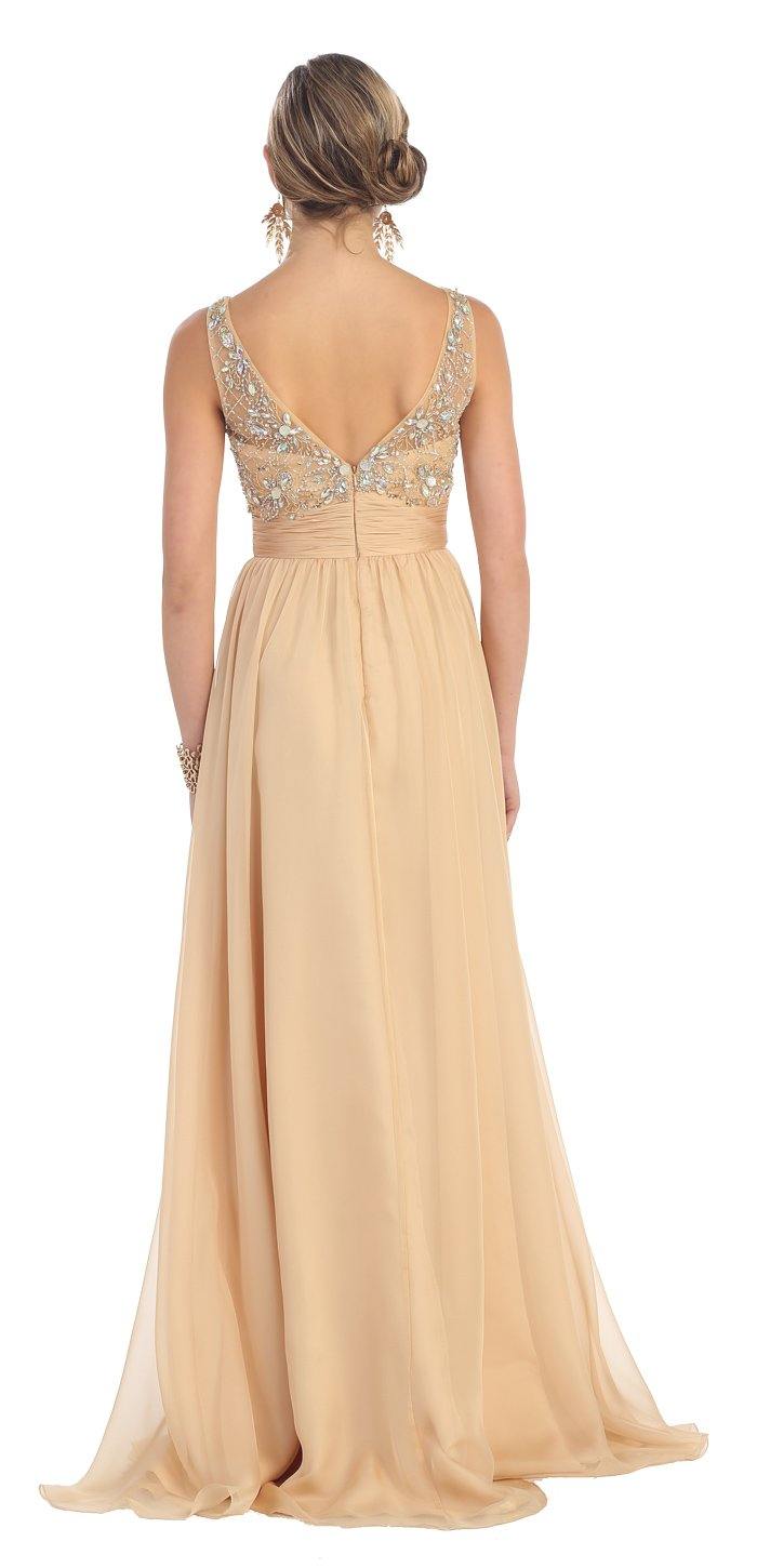 Long Prom Dress Formal Evening Gown - The Dress Outlet May Queen