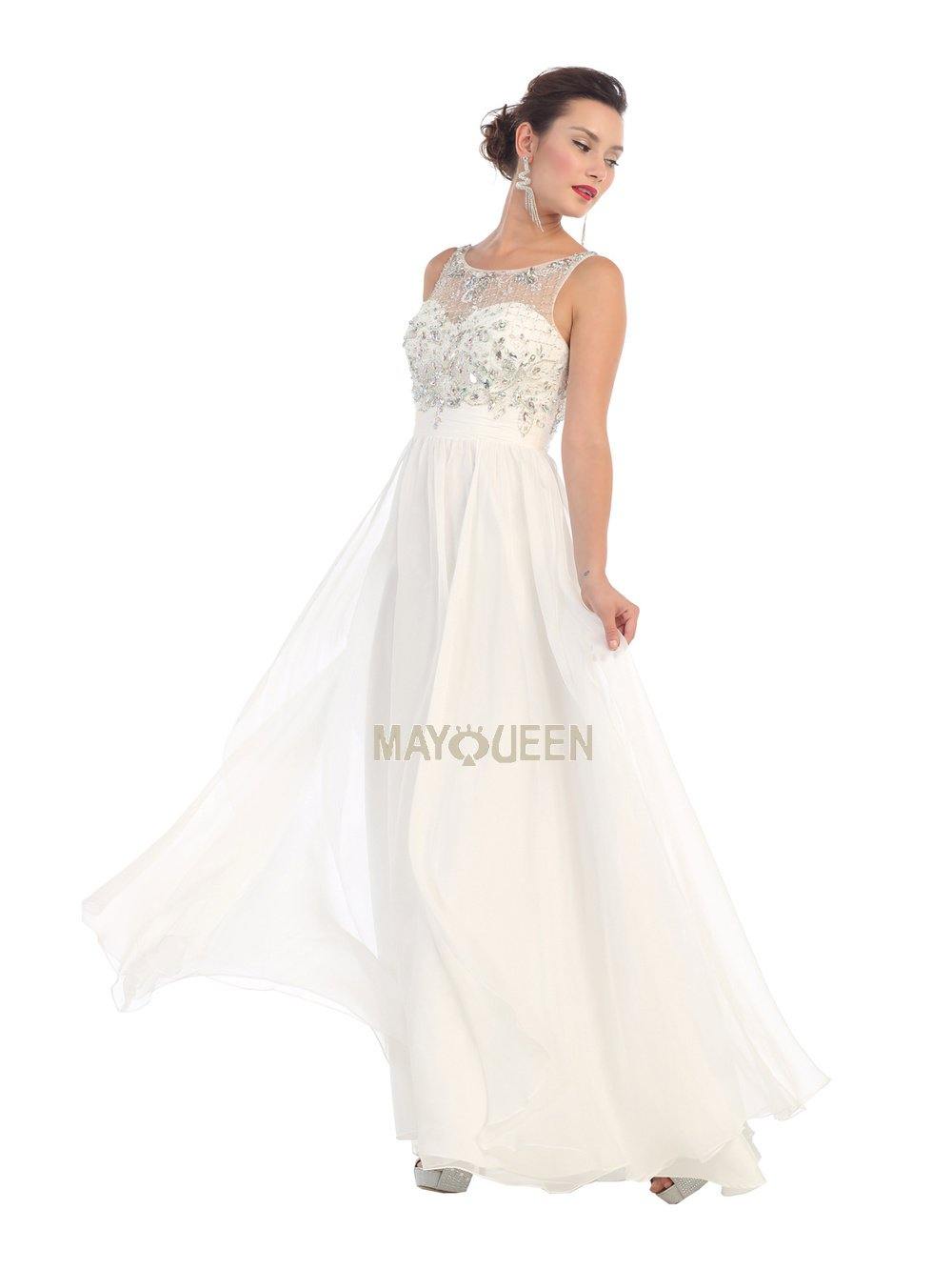 Long Prom Dress Formal Evening Gown - The Dress Outlet May Queen