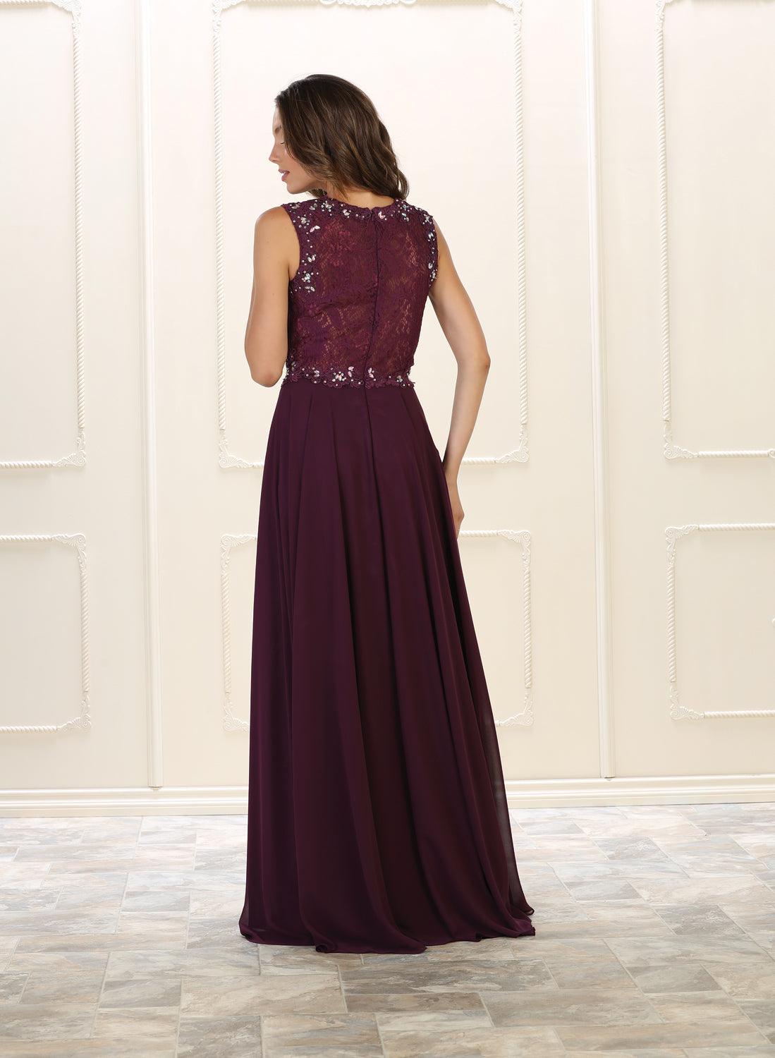 Long Prom Dress Formal Evening Gown - The Dress Outlet May Queen