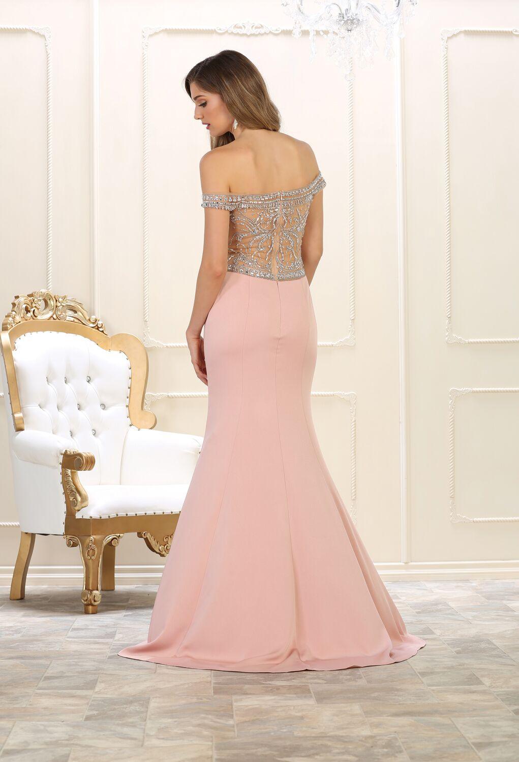 Long Prom Dress Formal Evening Party Gown - The Dress Outlet May Queen