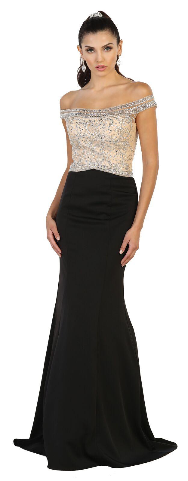 Long Prom Dress Formal Evening Party Gown - The Dress Outlet May Queen