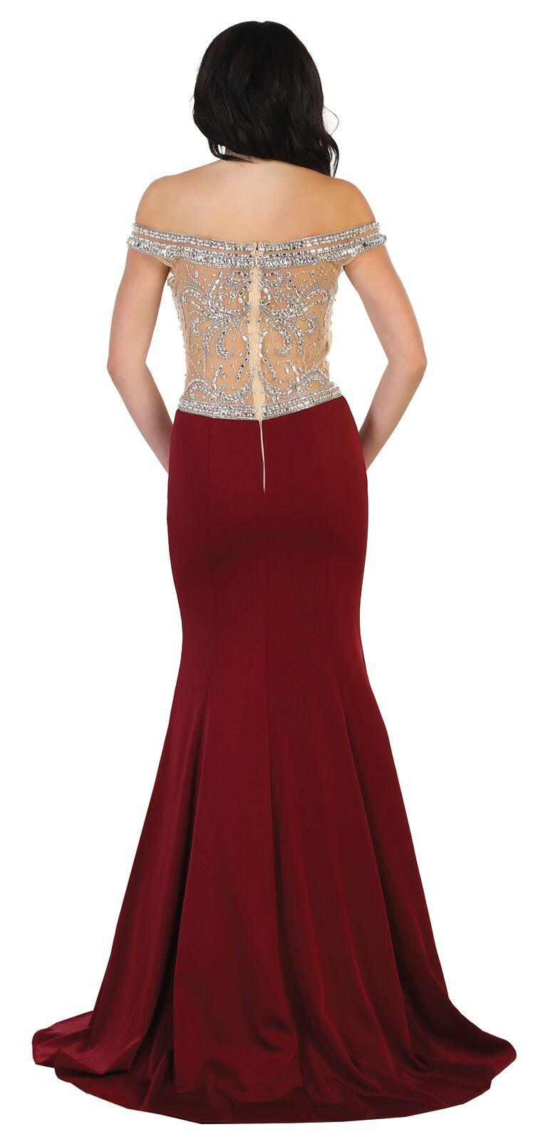 Long Prom Dress Formal Evening Party Gown - The Dress Outlet May Queen