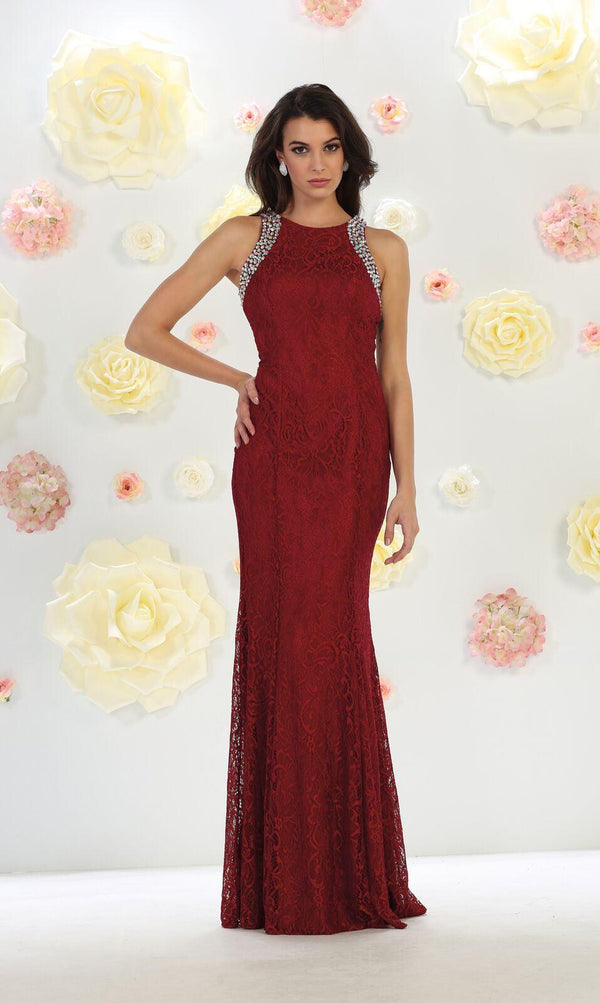 Long Prom Dress Formal Evening Party Gown Wedding Guest
