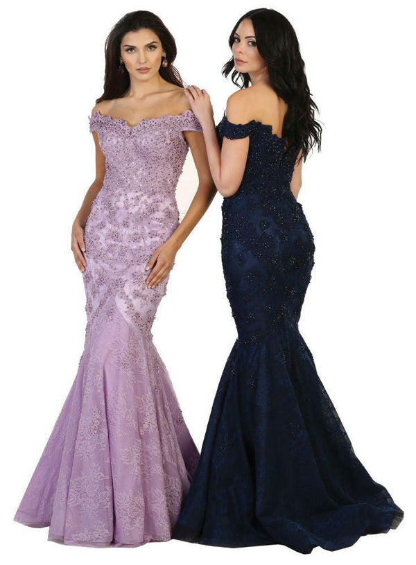 Long Prom Dress Formal Mermaid Ball Gown