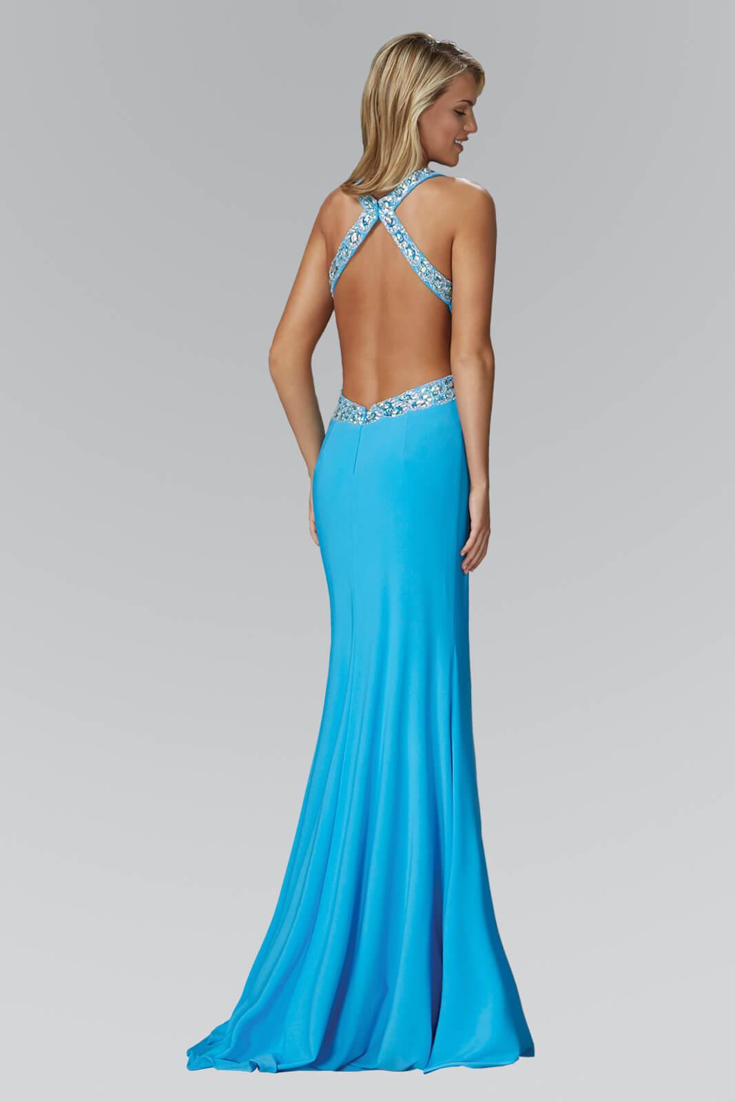 Long Prom Dress Fromal Mermaid Fit Evening Gown - The Dress Outlet Elizabeth K