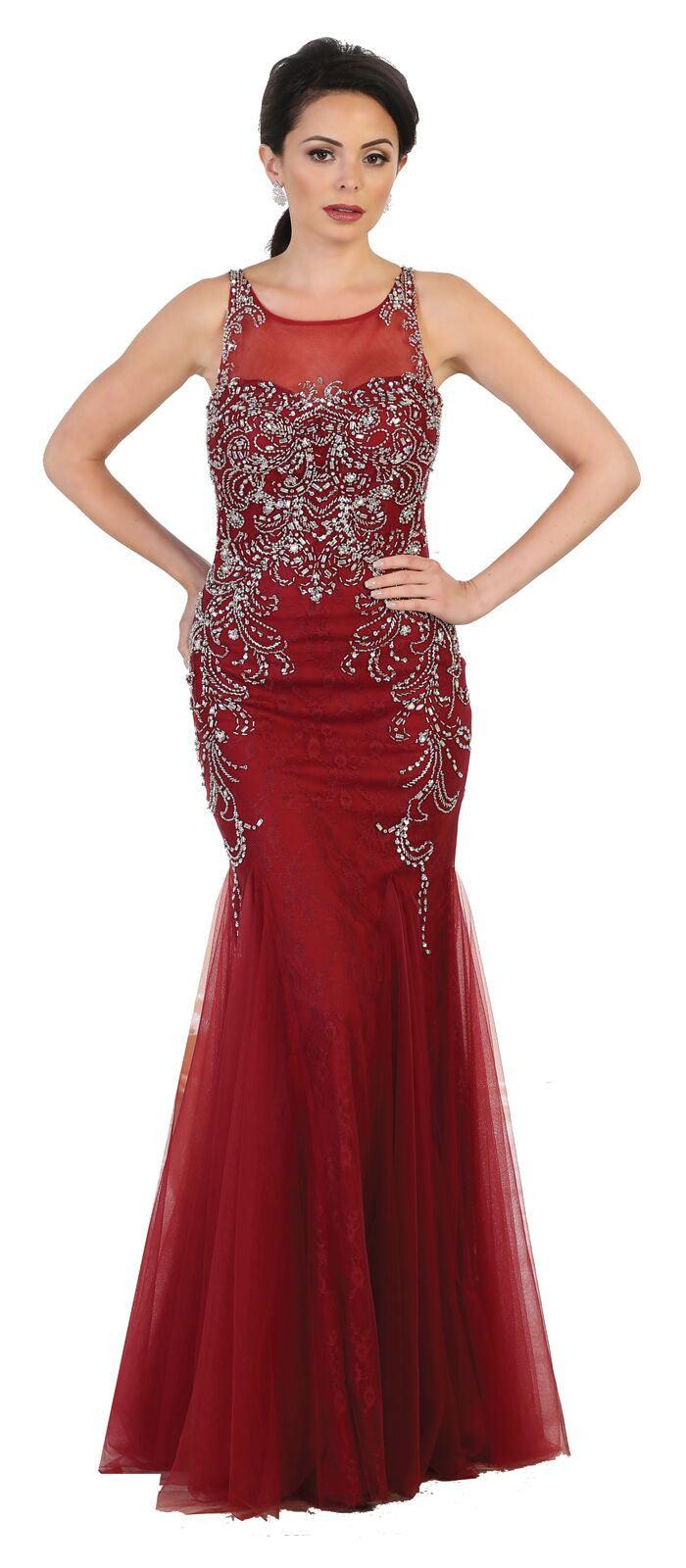 Long Prom Dress Homecoming Evening Party Gown - The Dress Outlet May Queen