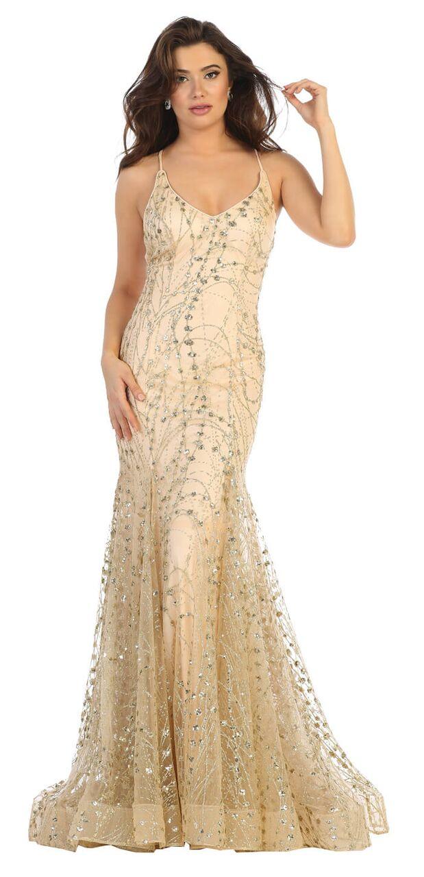 Long Prom Dress Homecoming Formal Gown - The Dress Outlet May Queen