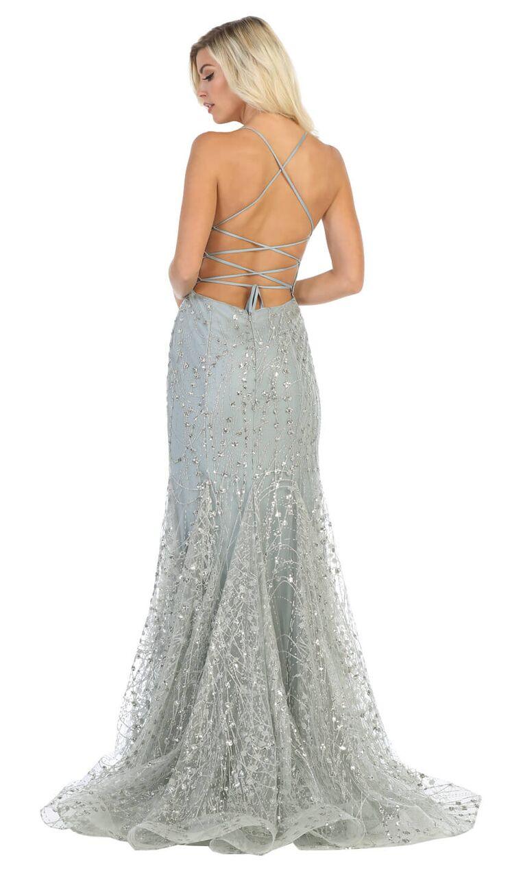 Long Prom Dress Homecoming Formal Gown - The Dress Outlet May Queen