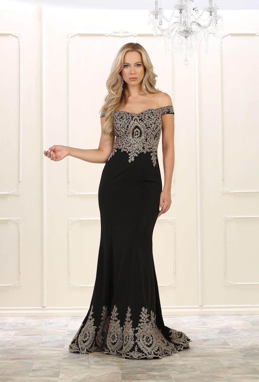 Long Prom Dress Plus Size Formal Evening Gown - The Dress Outlet May Queen
