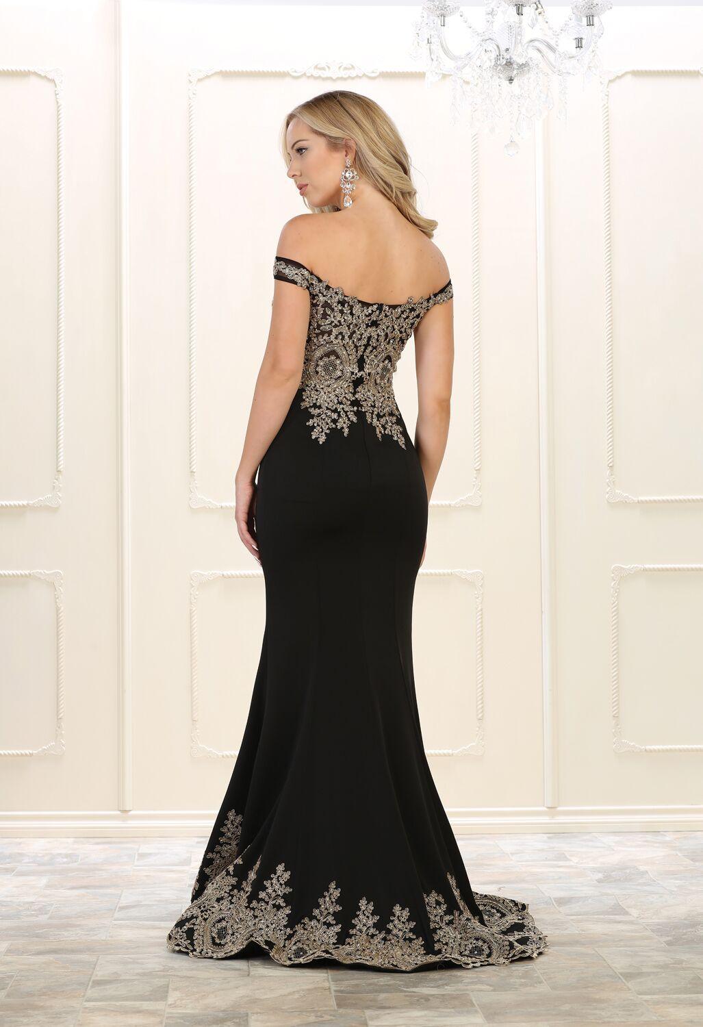 Long Prom Dress Plus Size Formal Evening Gown - The Dress Outlet May Queen