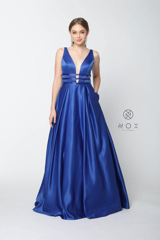 Blush Long Prom Dress Sexy Evening Gown with Pockets for $164.99 – The ...
