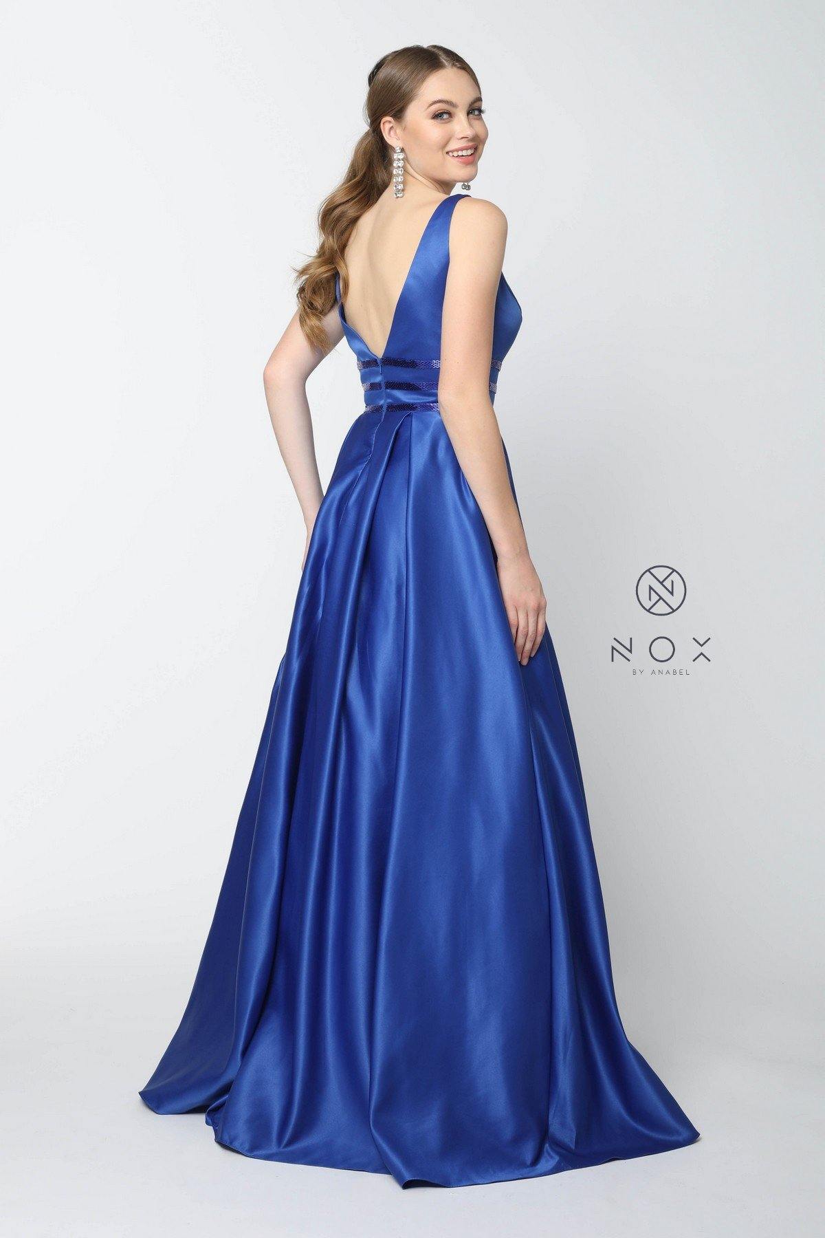 Blush Long Prom Dress Sexy Evening Gown with Pockets for $164.99 – The ...