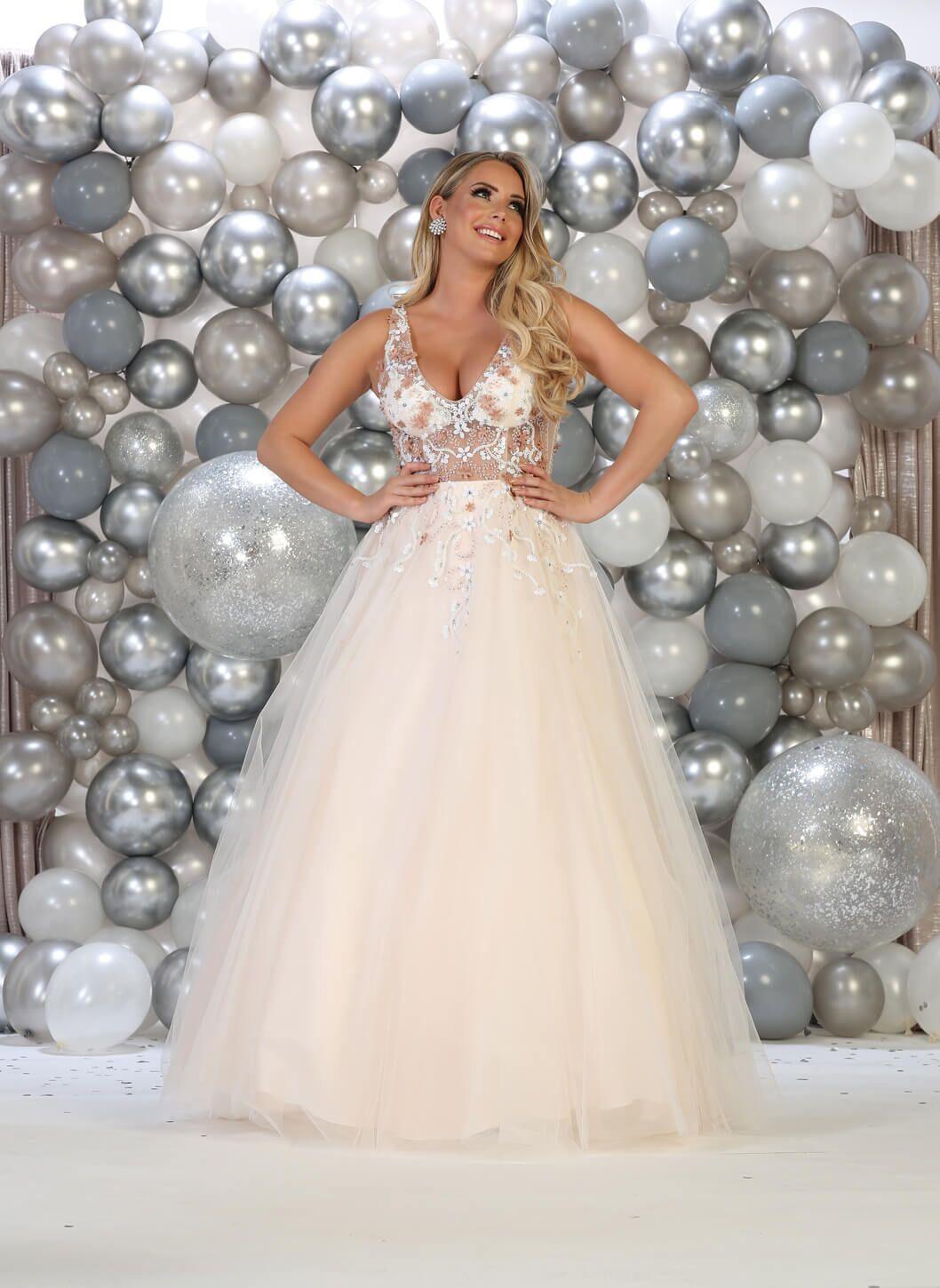 Long Prom Formal Dress Ball Gown - The Dress Outlet May Queen