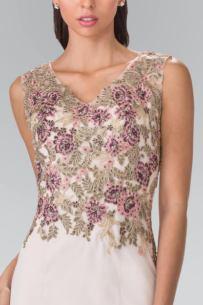 Long Prom Formal Sleeveless Evening Dress - The Dress Outlet Elizabeth K