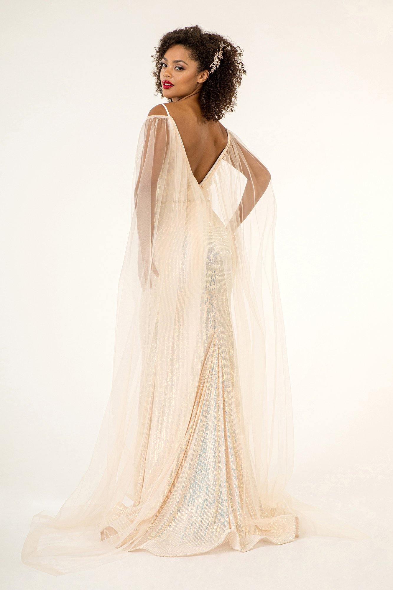 Long Prom Formal Spaghetti Strap Evening Dress
