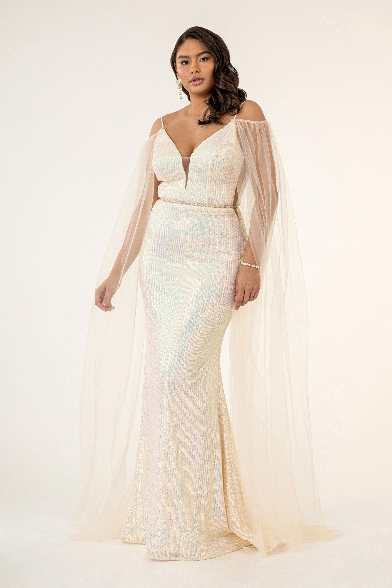 Long Prom Formal Spaghetti Strap Evening Dress