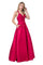 Long Prom Formal Spaghetti Straps Ball Gown - The Dress Outlet
