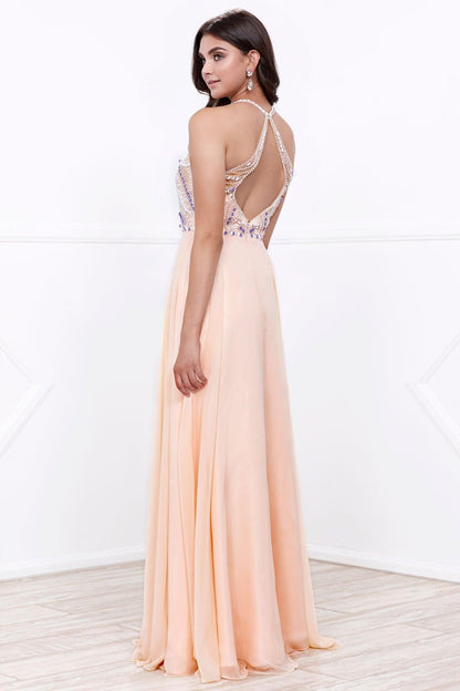 Long Prom Gown Formal Dress - The Dress Outlet Nox Anabel