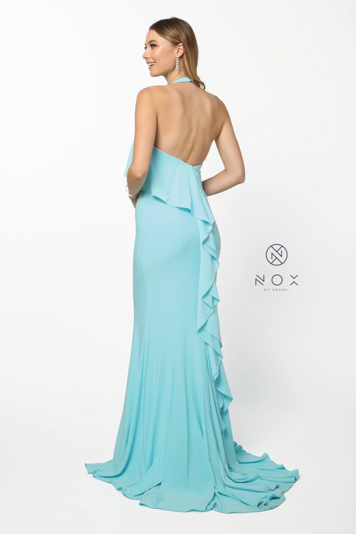 Long Prom Gown Formal Evening Dress Train - The Dress Outlet