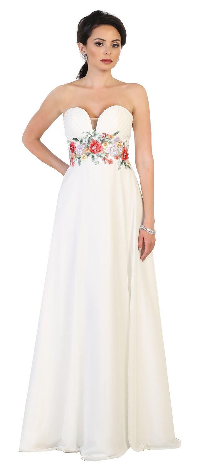 Long Prom Gown Formal Evening Party Dress - The Dress Outlet May Queen