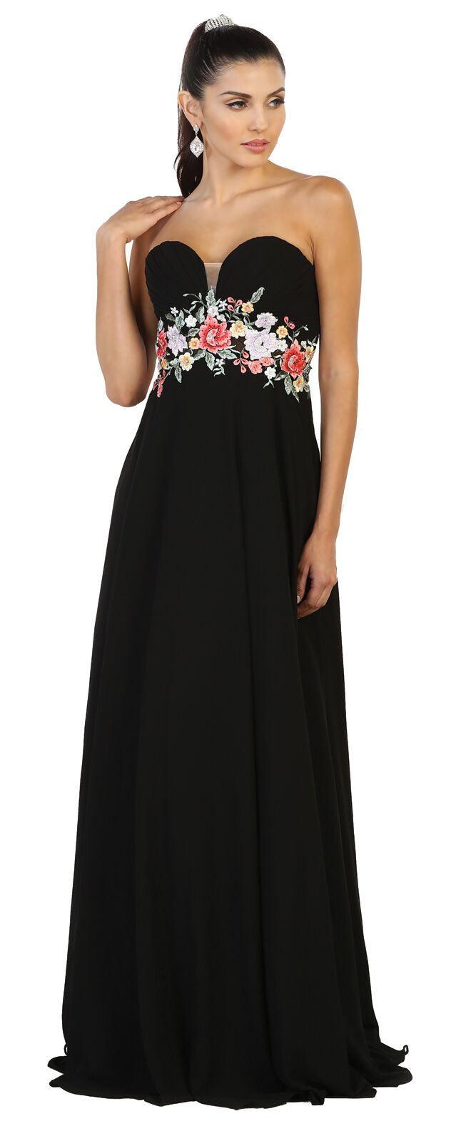 Long Prom Gown Formal Evening Party Dress - The Dress Outlet May Queen