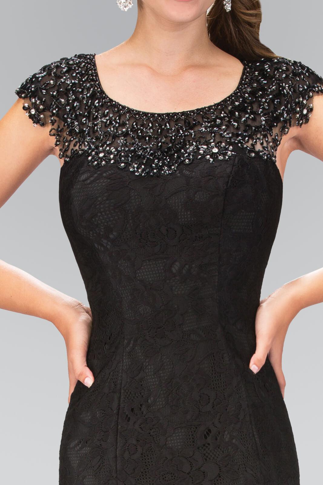 Long Prom Lace Dress Formal Evening Gown - The Dress Outlet Elizabeth K