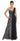Long Prom Lace Dress with Chiffon Overlay - The Dress Outlet Elizabeth K