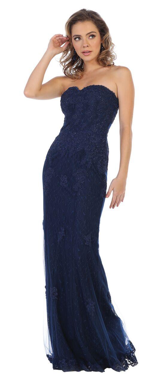 Long Prom Plus Size Dress Formal Gown - The Dress Outlet May Queen