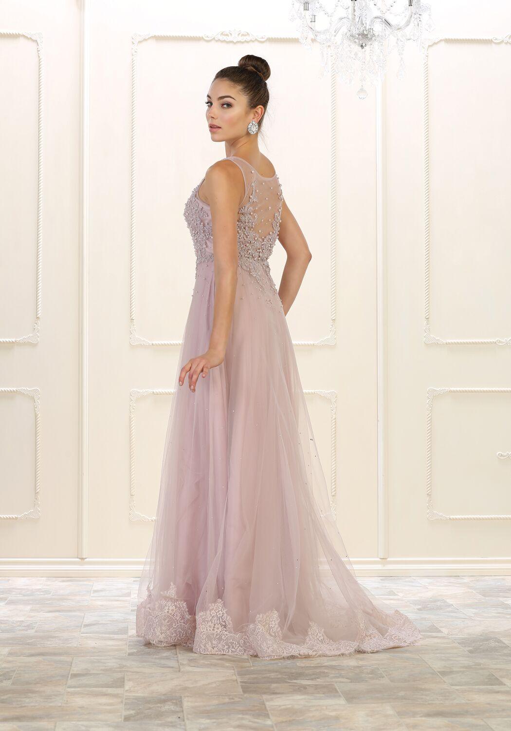Long Prom Plus Size Formal Dress Evening Gown - The Dress Outlet May Queen