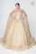 Long Quinceanera Strapless Glitter Ball Gown - The Dress Outlet Elizabeth K