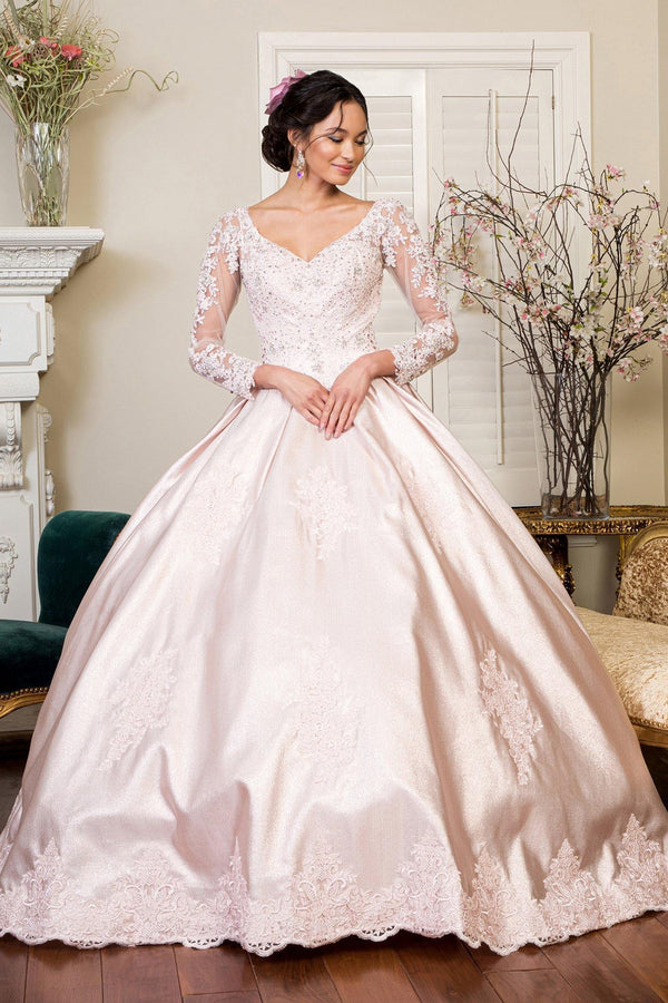 Long Quinceanera Sweet 16 Ball Gown