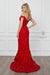 Long Red Ball Gown Prom Dress - The Dress Outlet