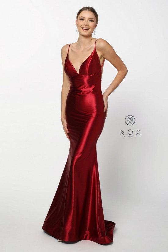 Boysenberry Long Evening Gown Sexy Prom Dress for 99.99 The Dress Outlet