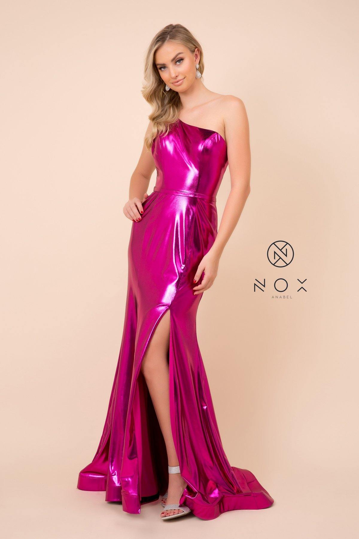 Long Sexy Fitted Evening Gown Prom Dress - The Dress Outlet Nox Anabel
