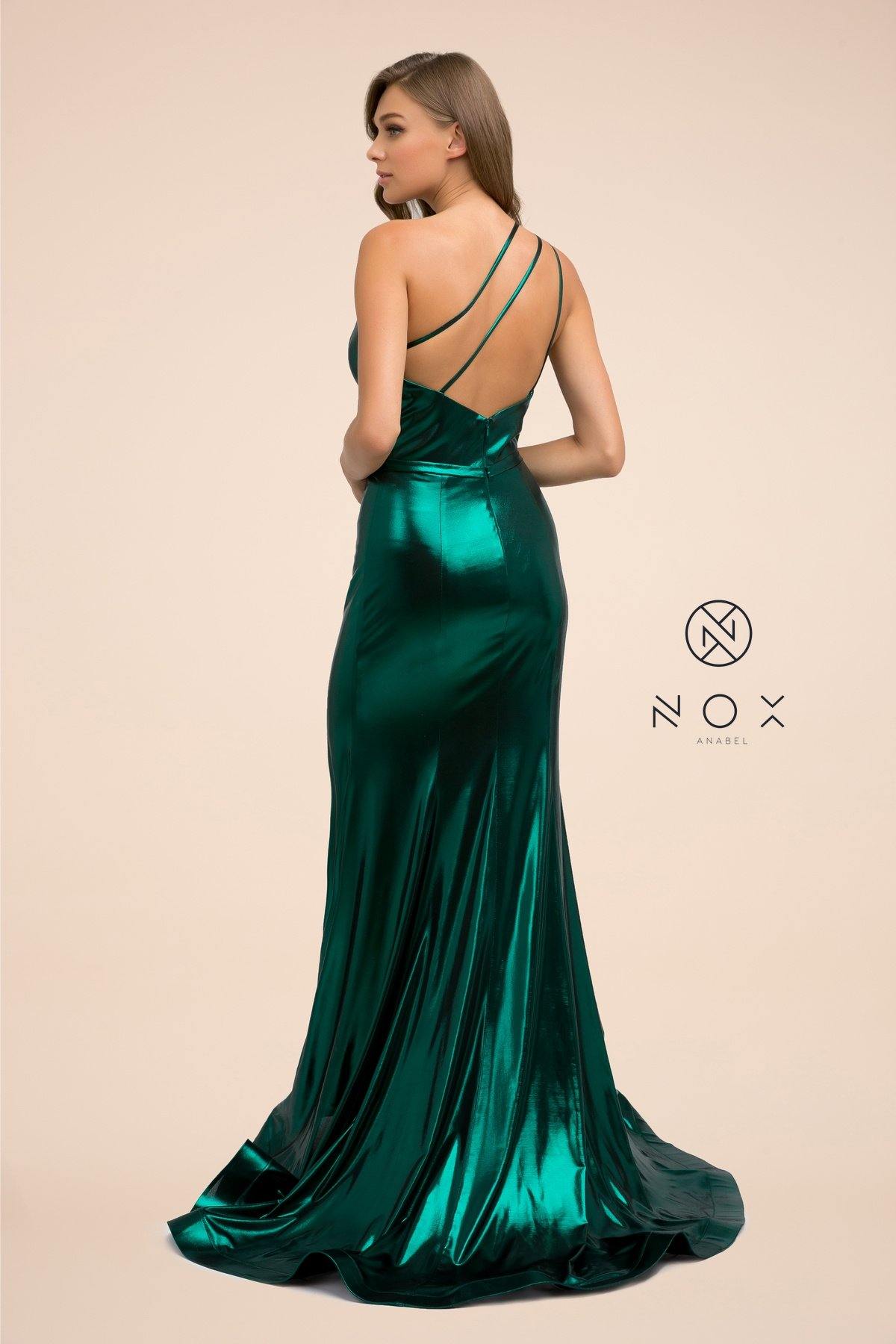 Long Sexy Fitted Evening Gown Prom Dress - The Dress Outlet Nox Anabel