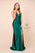 Long Sexy Satin High Slit Prom Dress Evening Gown - The Dress Outlet Nox Anabel