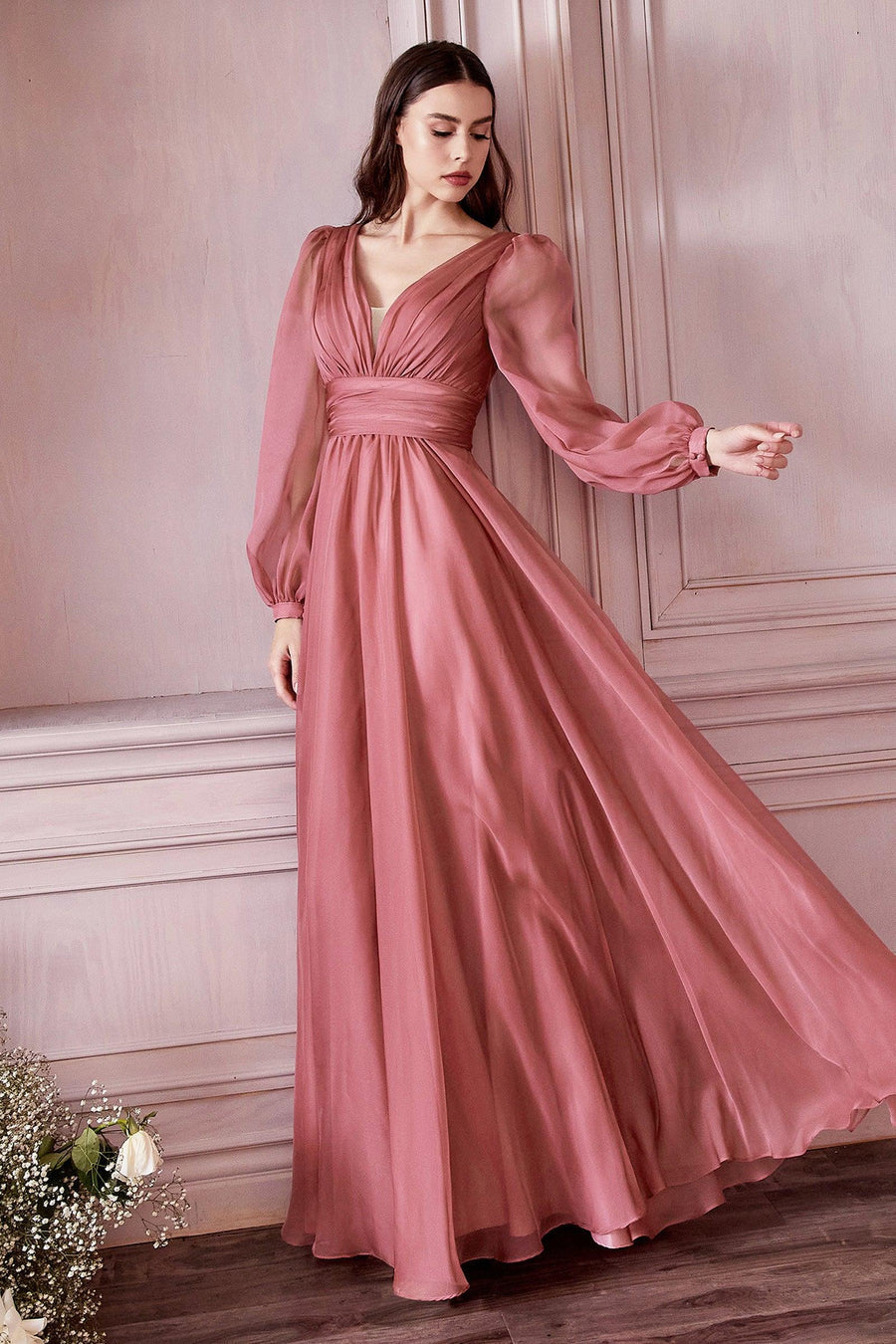 Rosewood 3XL Cinderella Divine CD0192 Full Sleeve Long Formal Dress Sale