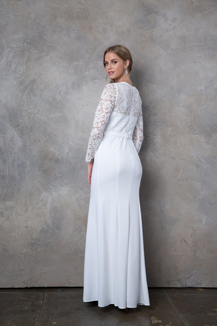 Long Sleeve Mother of the Bride Formal Dress
