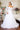 Long Sleeve Off Shoulder Mesh Wedding Gown - The Dress Outlet